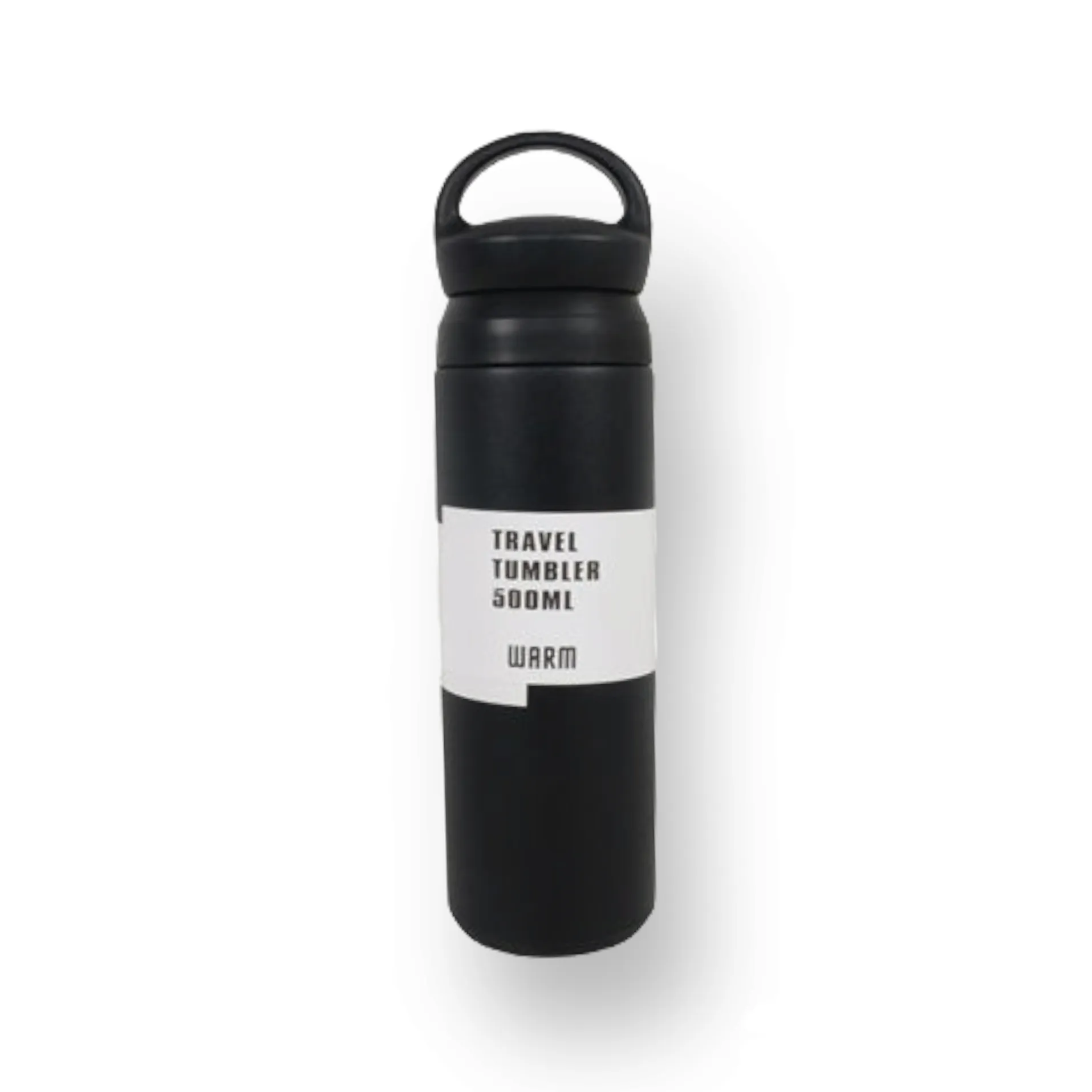 Vacuum Travel Flask 500ml Double Wall Stainless Steel Hoop Handle 35022