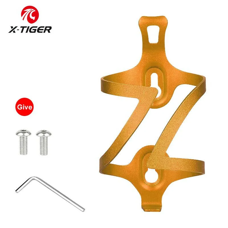 X-TIGER Cycling Bottle Cages MTB Road Bicycle Water Bottle Holder Aluminium Ultralight Bike Bottle Bracket Bicycle Accessory