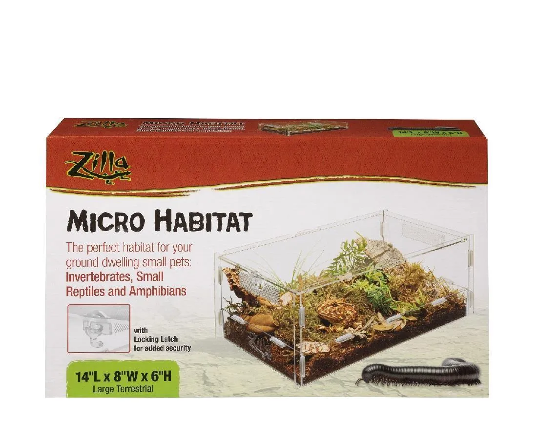 Zilla Micro Habitat Terrestrial - Available in Two Sizes