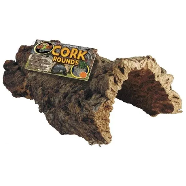 ZOO MED - Natural Cork Bark Round Medium 7 - 10" length. 3-6" diameter